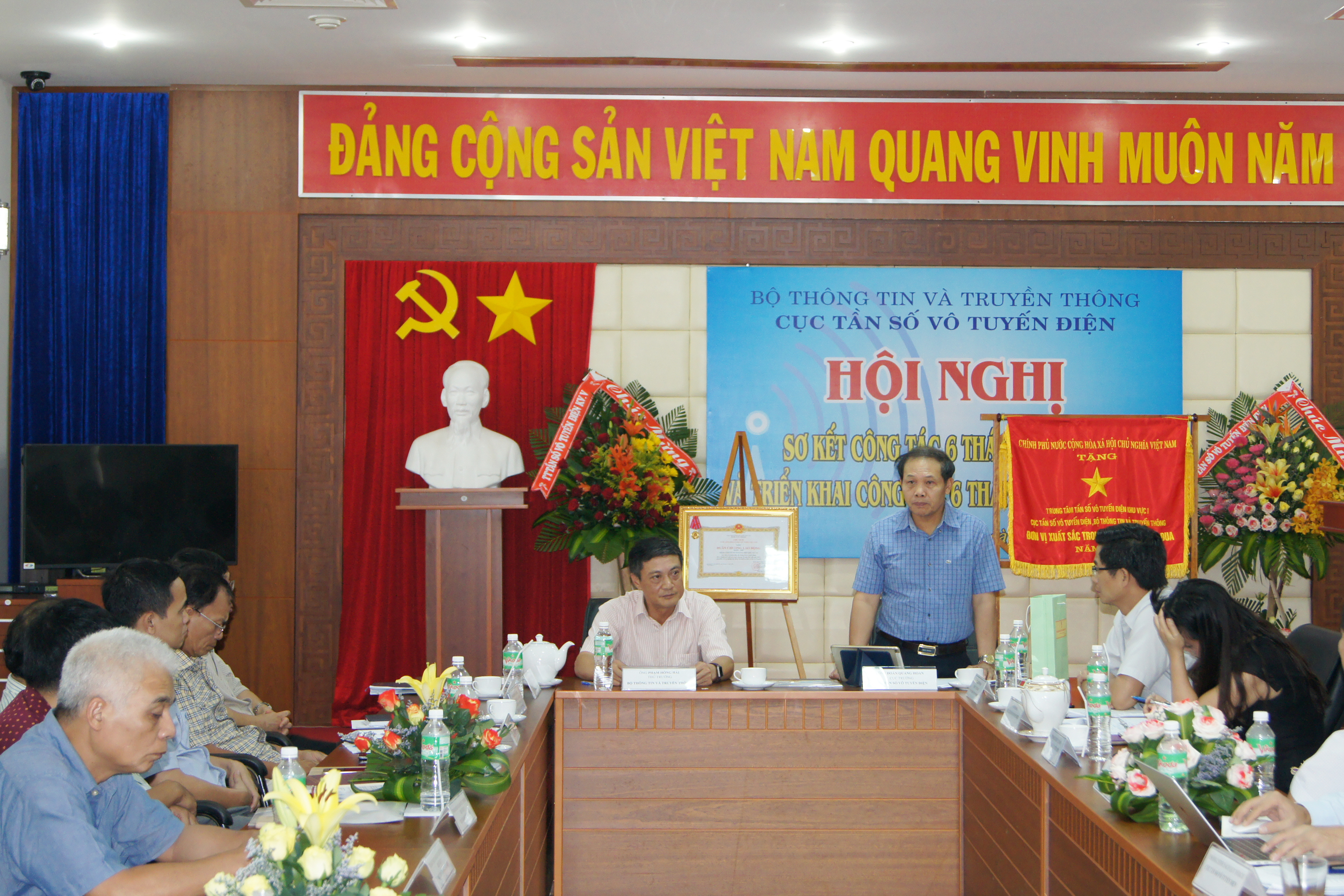 Cục trưởng Đoàn Quang Hoan phát biểu tại Hội nghị.