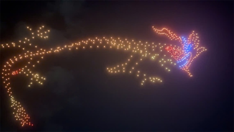 Màn trình diễn drone light (Nguồn: Internet)
