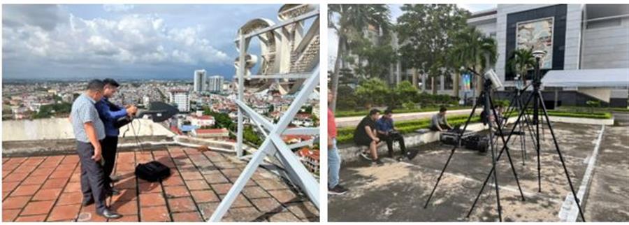 Cán bộ Trung tâm I kiểm soát đảm bảo an toàn tần số vô tuyến điện cho Chương trình