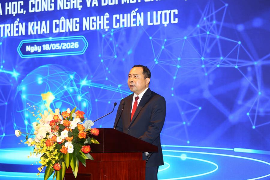 Bộ trưởng Vũ Hải Quân phát biểu tại buổi Lễ