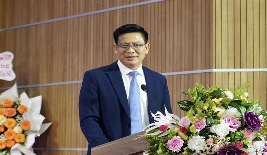 Ông Lê Văn Tuấn - Cục trưởng Cục Tần số vô tuyến điện phát biểu tại buổi Lễ Tôn vinh