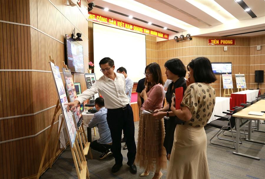 Không gian trưng bày thể hiện những kết quả tiêu biểu từ cách làm mới của Cục